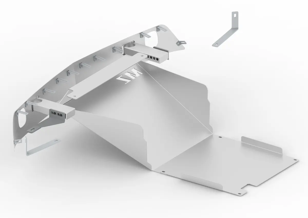 2022+ Chevy 1500 Skid Plate & Valence Kit / Mza-C4-4 1