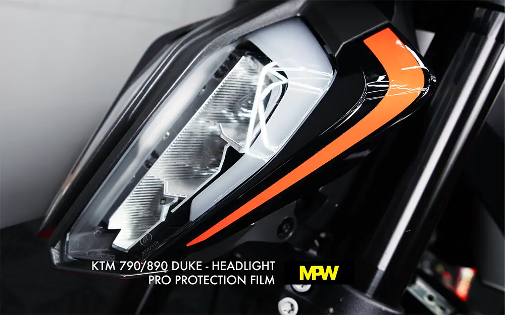 Ktm 790/890 Duke Headlight Pro Protection Film (Ppf) 1