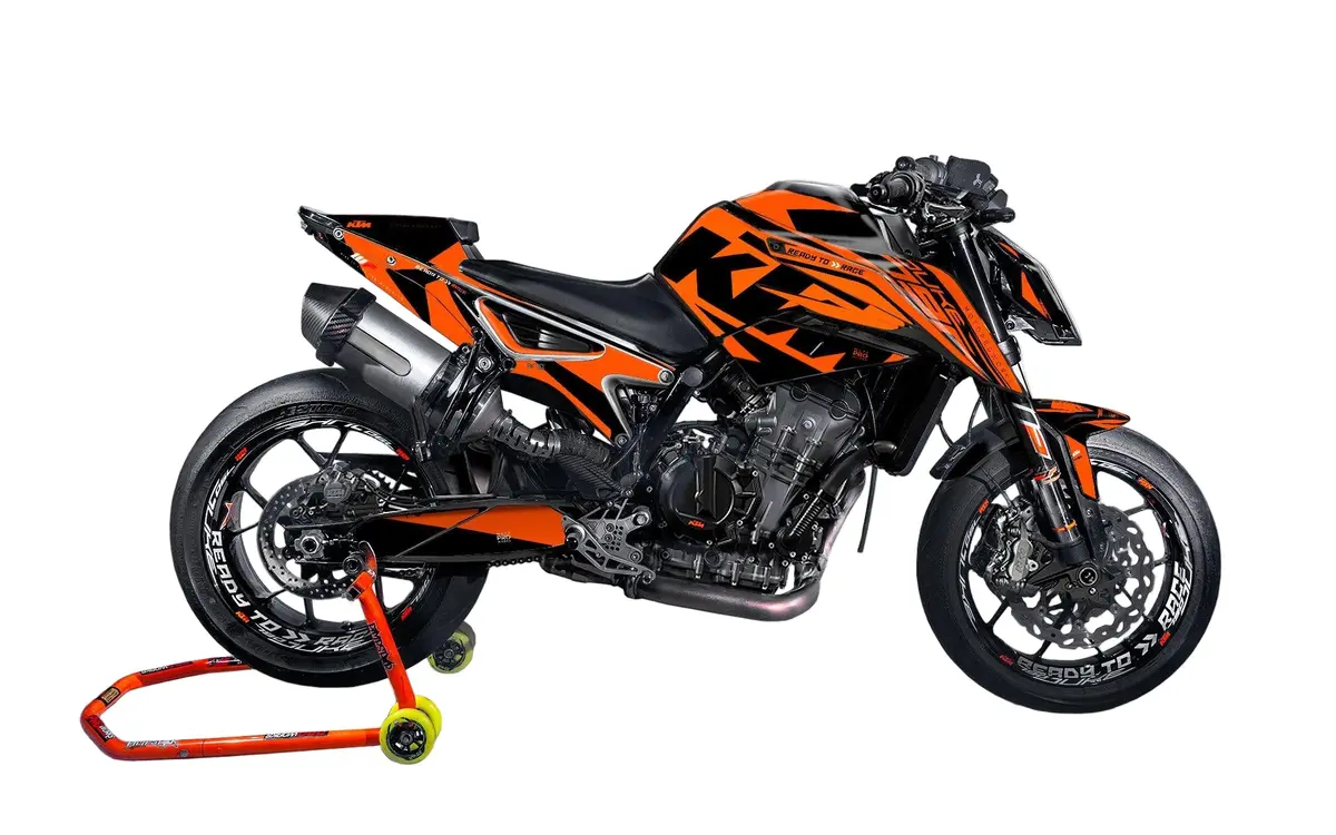 Ktm 790 Duke Graphics - "Torque" (Orange) 1