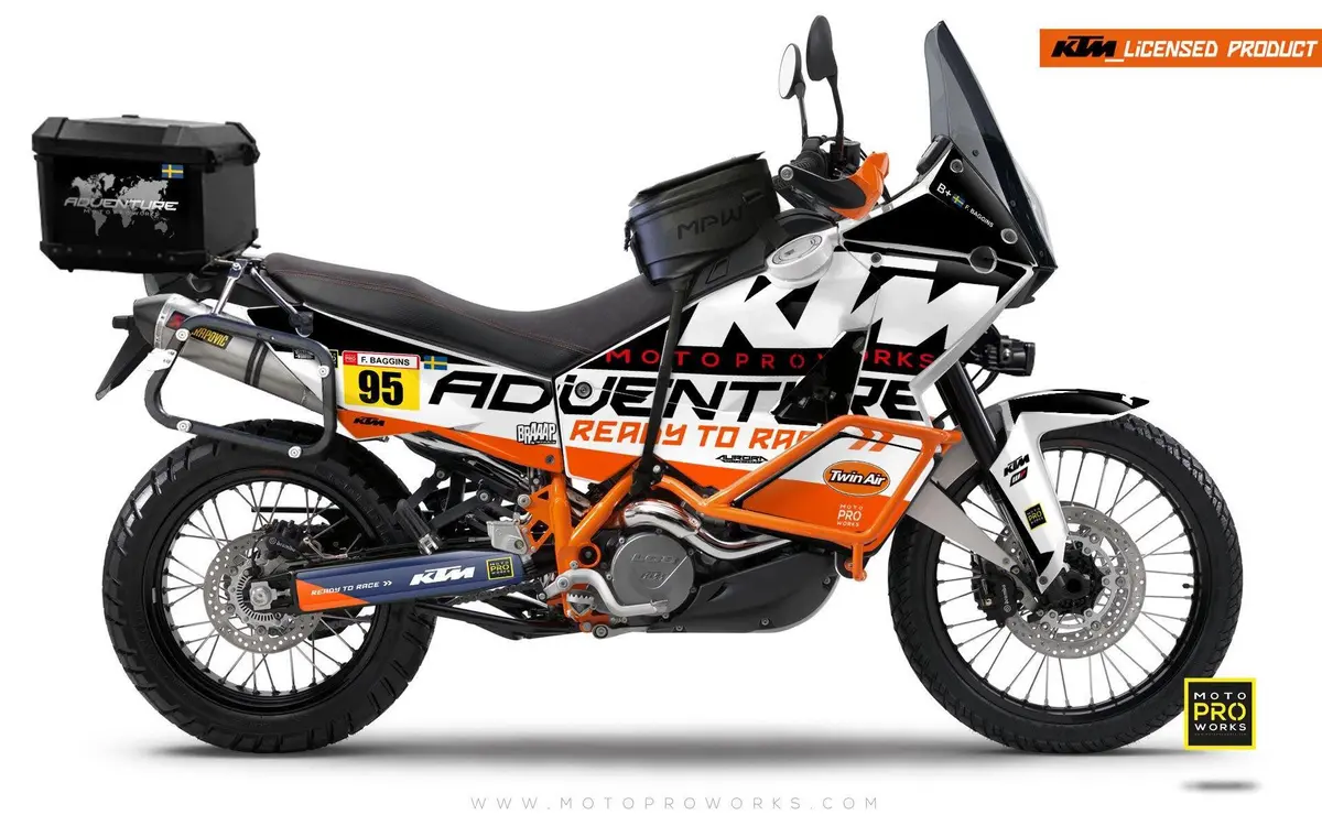 Ktm 950/990 Adventure Graphics - "Waypointer" (Night) 1