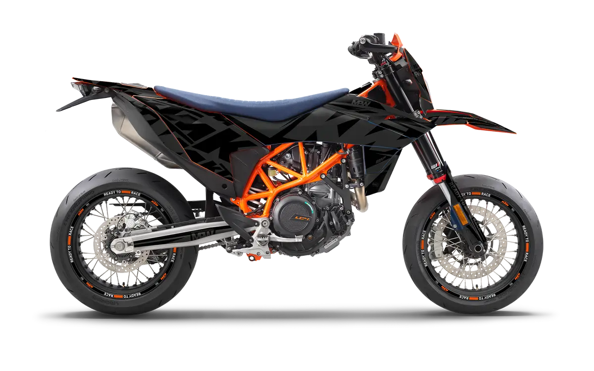 Ktm 690 Smc-R 2026 Graphics - "Kickdrift" (Black) 1