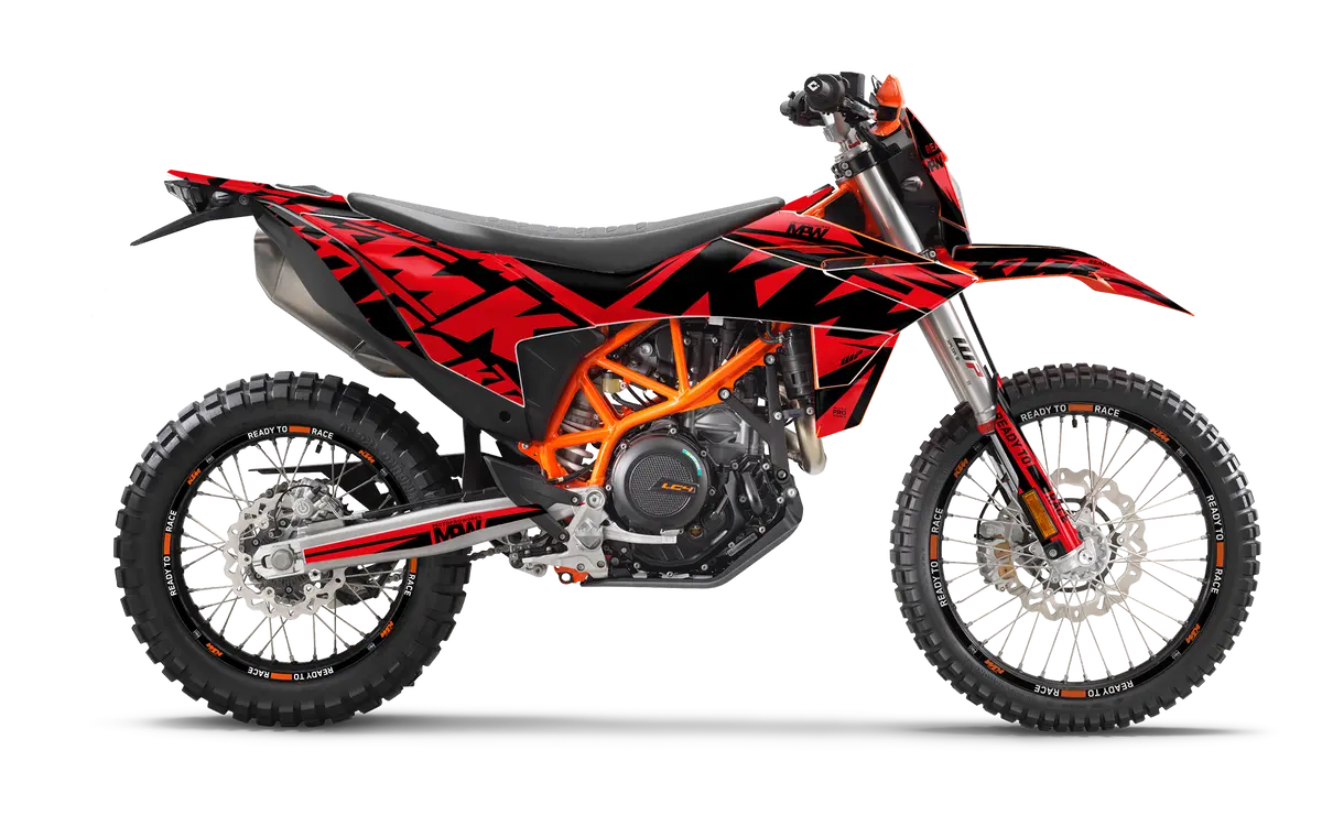 Ktm 690 Enduro R 2026 Graphics - "Kickdrift" (Red) 1