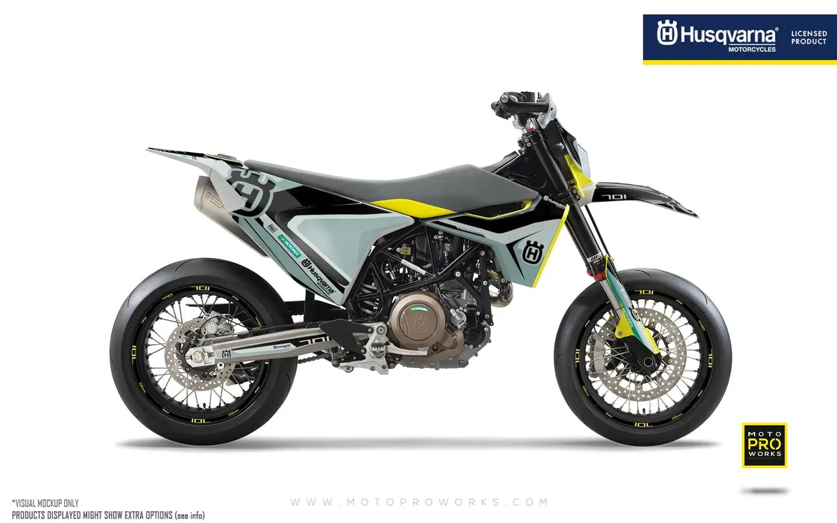 Husqvarna 701 Graphics - "Kicker" (Black) 1