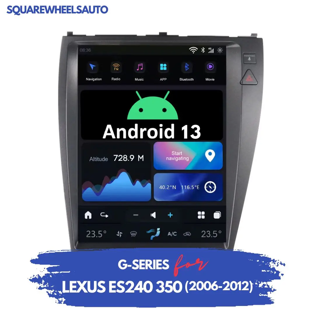 Lexus Es240 350 (2006–2012) Android Head Unit | Squarewheels G-Series 1