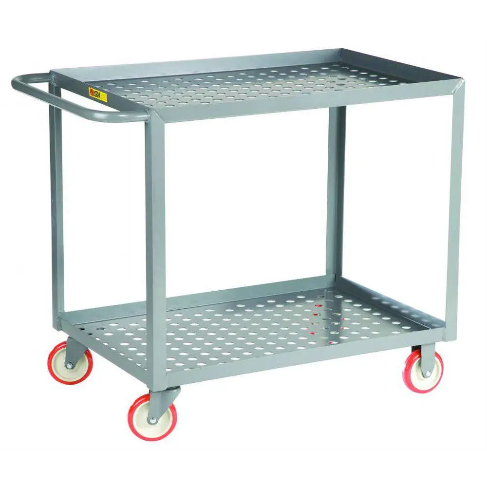 Welded Service Cart W/ Perforated Deck 1
