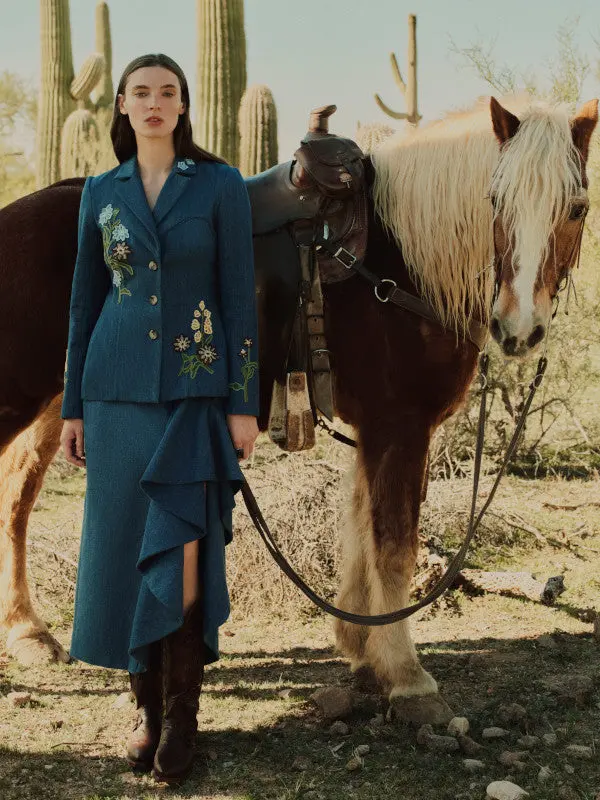 Lela Rose X Lucchese Heron :: Denim 2