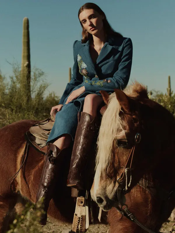 Lela Rose X Lucchese Heron :: Denim 8