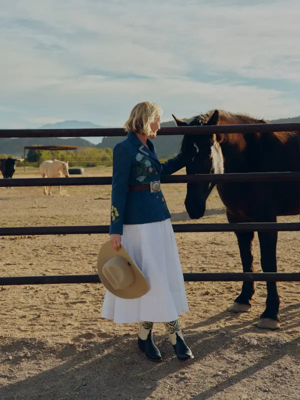 Lela Rose X Lucchese Heron :: Denim 10