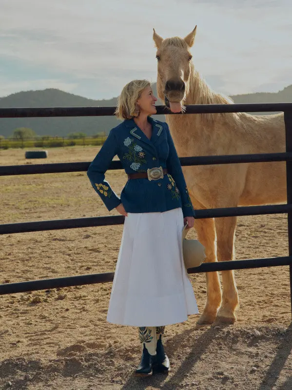 Lela Rose X Lucchese Heron :: Denim 11