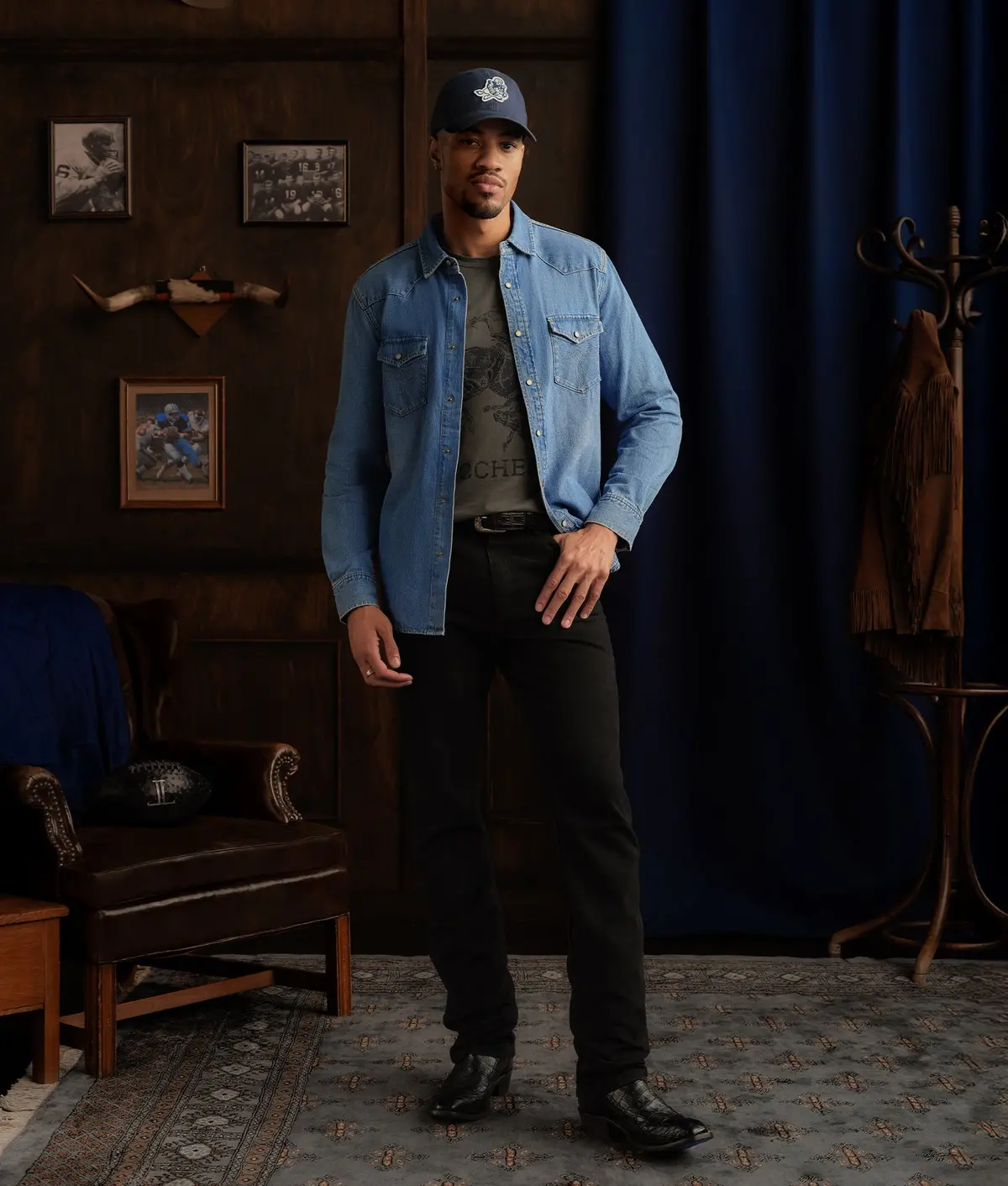 Jacob Men's Shirt :: Lone Star Blue 2