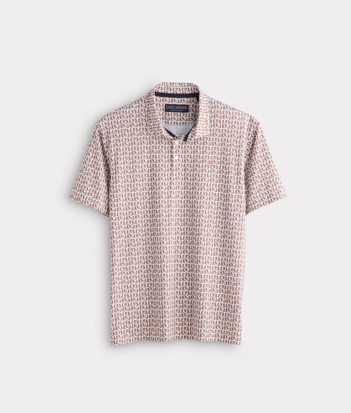 Lucchese Golf Polo :: Barnwood 1