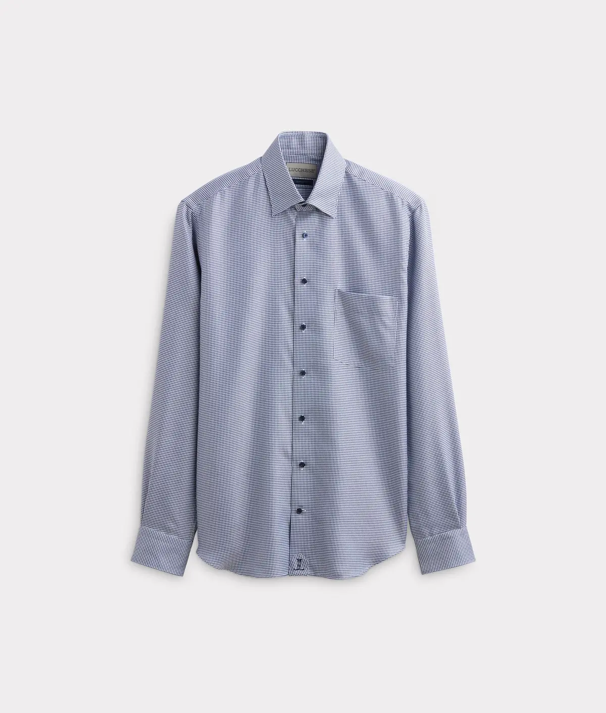 San Antonio Modern Fit :: Navy/White Plaid 1