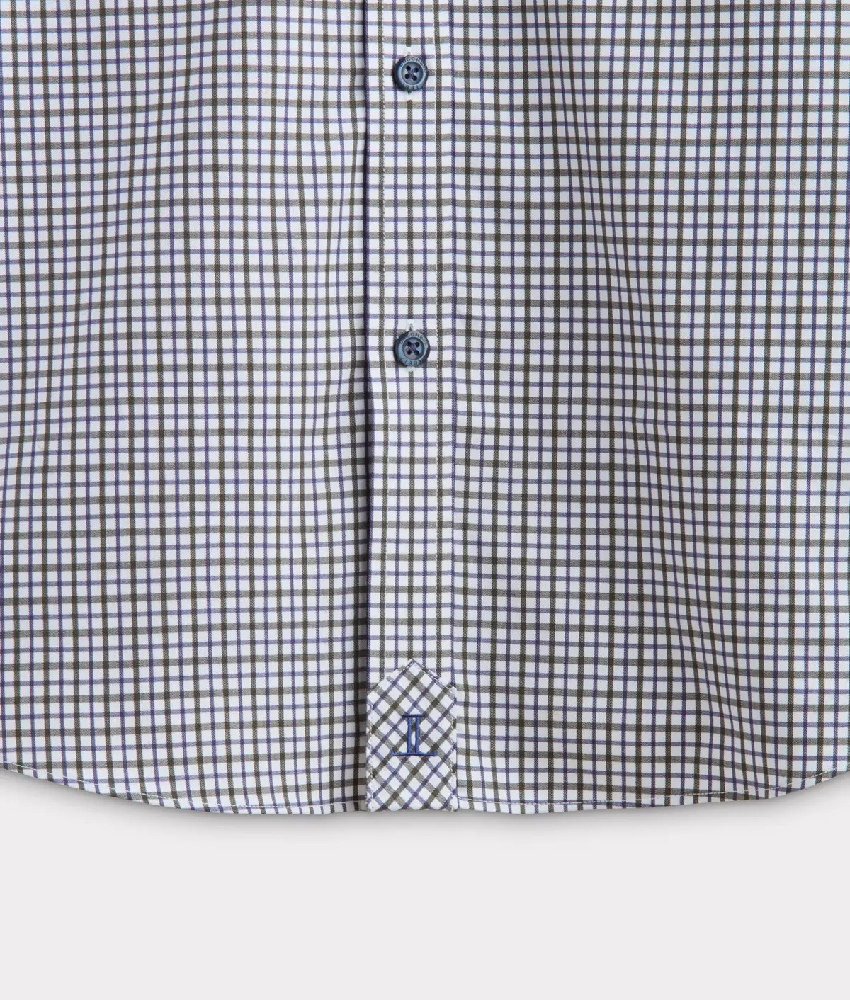 San Antonio Cowboy Fit :: Olive/Blue/White Multi 4