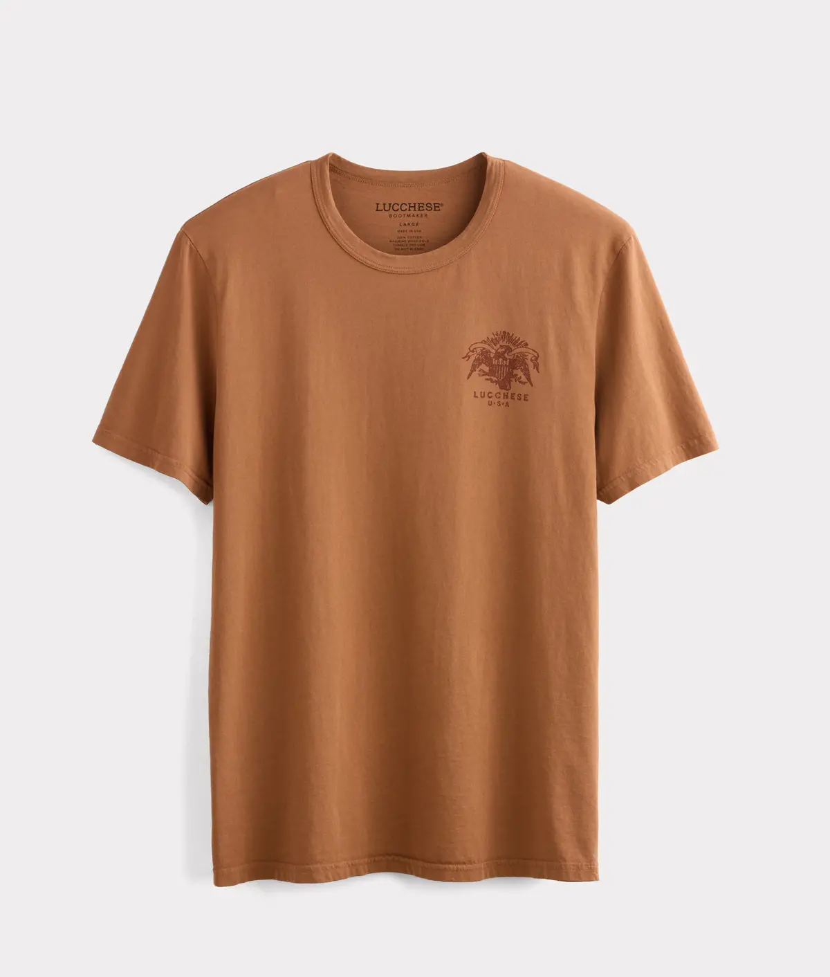 Eagle Stamp Tee :: Brown 1