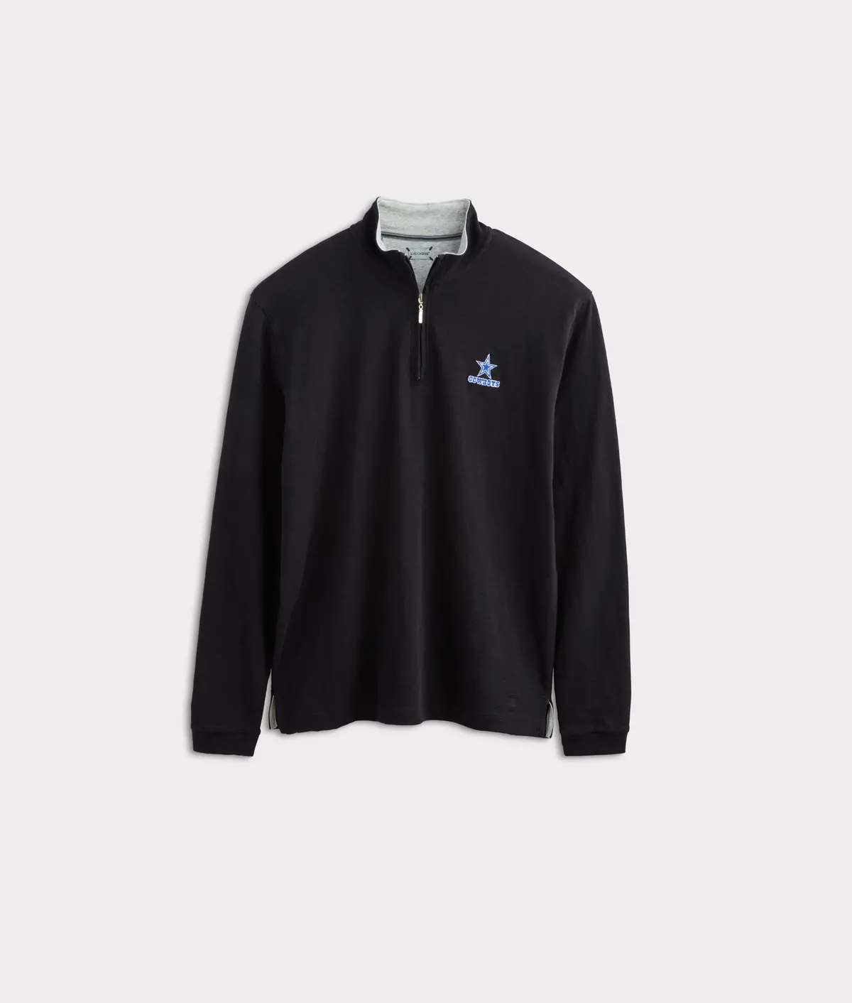 Lucchese X Dallas Cowboys Quarter Zip :: Black 1