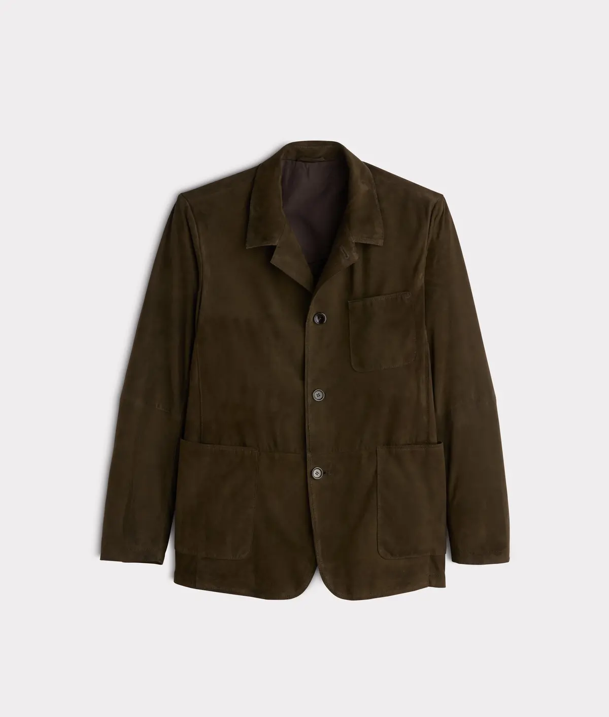 Hogan Suede Blazer :: Olive 1