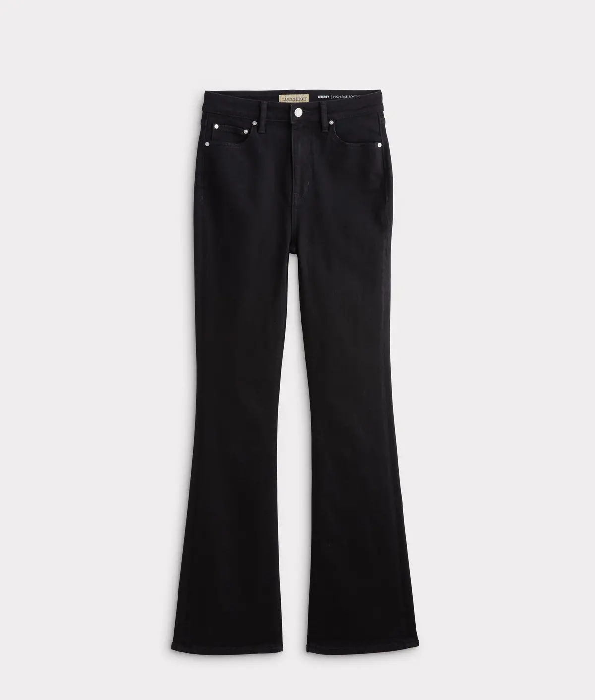 Liberty High-Rise Bootcut Jean :: Black Beauty 1