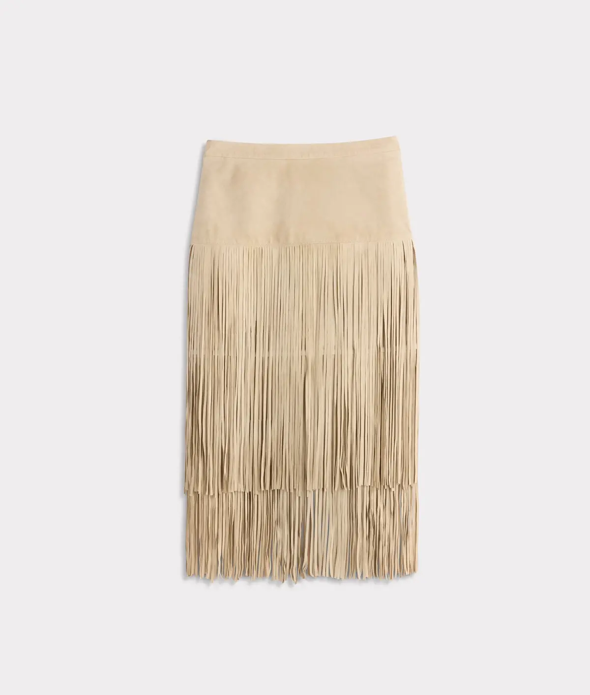 Rhiannon Fringe Skirt :: Bone 1