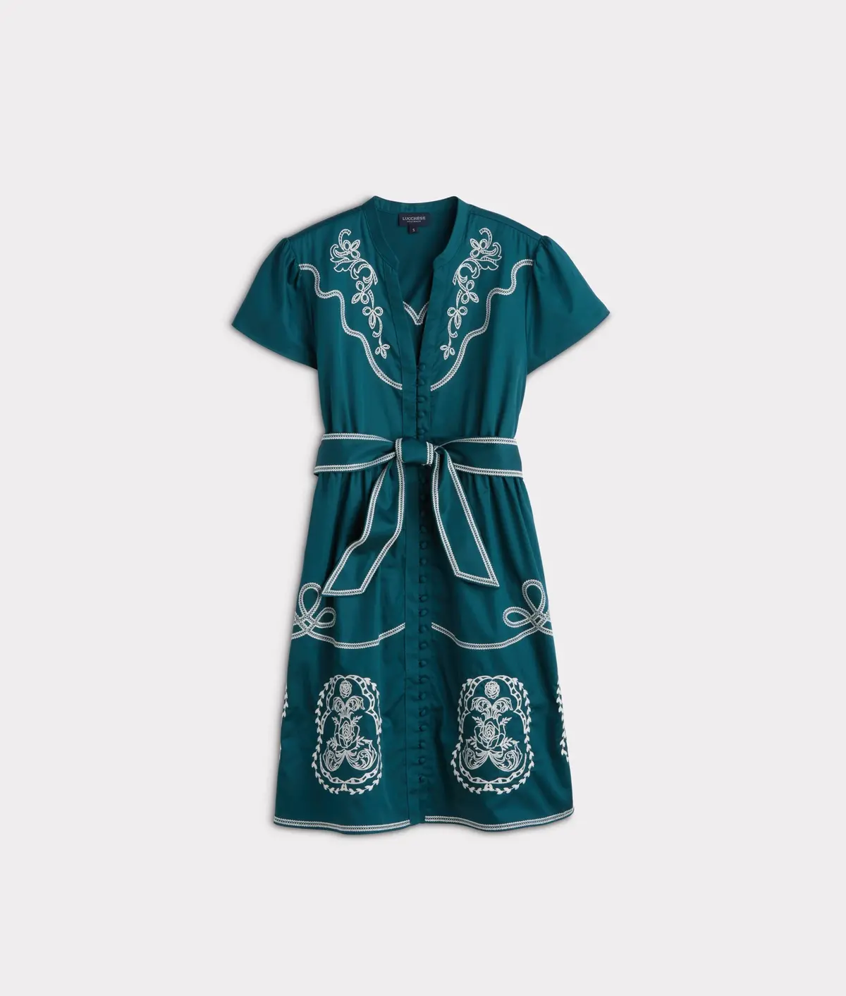 Cassidy Flutter Dress :: Ocean 1