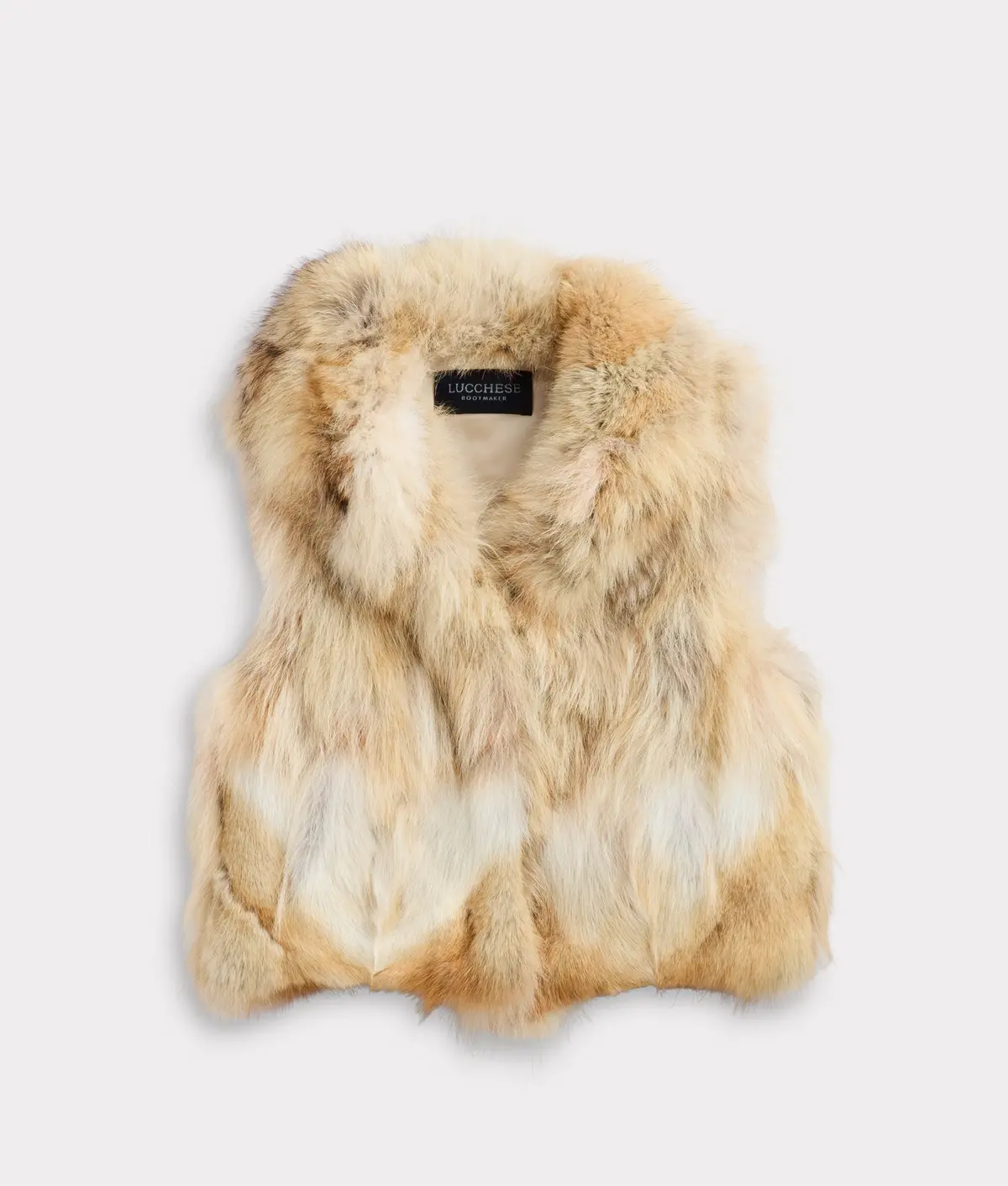 Kirsta Fur Vest :: Natural 1