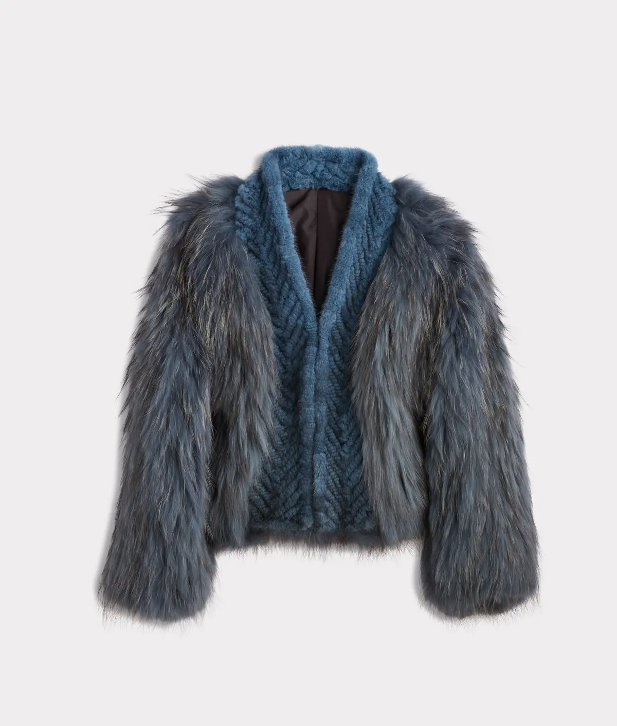 Janine Fur Jacket :: Turquoise 1