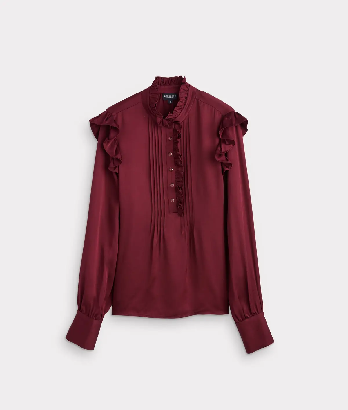 Lourdes Blouse :: Black Cherry 1