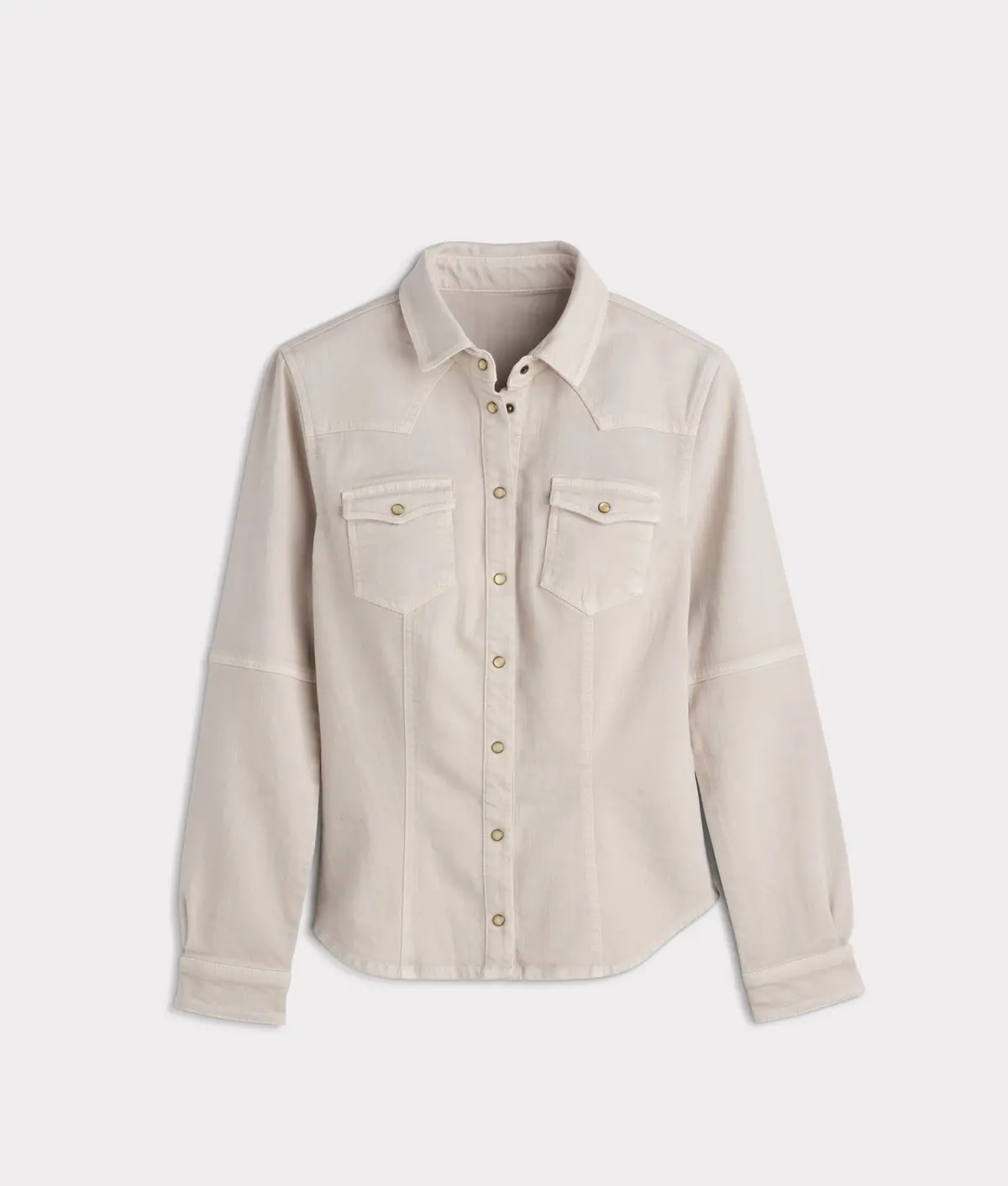 Women's Roper Denim Shirt :: Grey 1