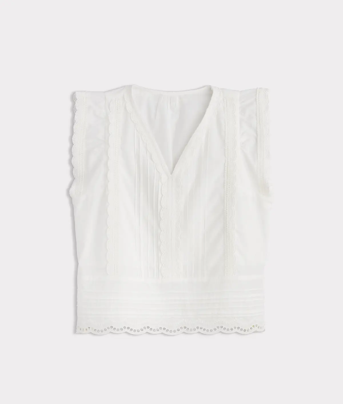 Sutton Pintuck Blouse :: White 1