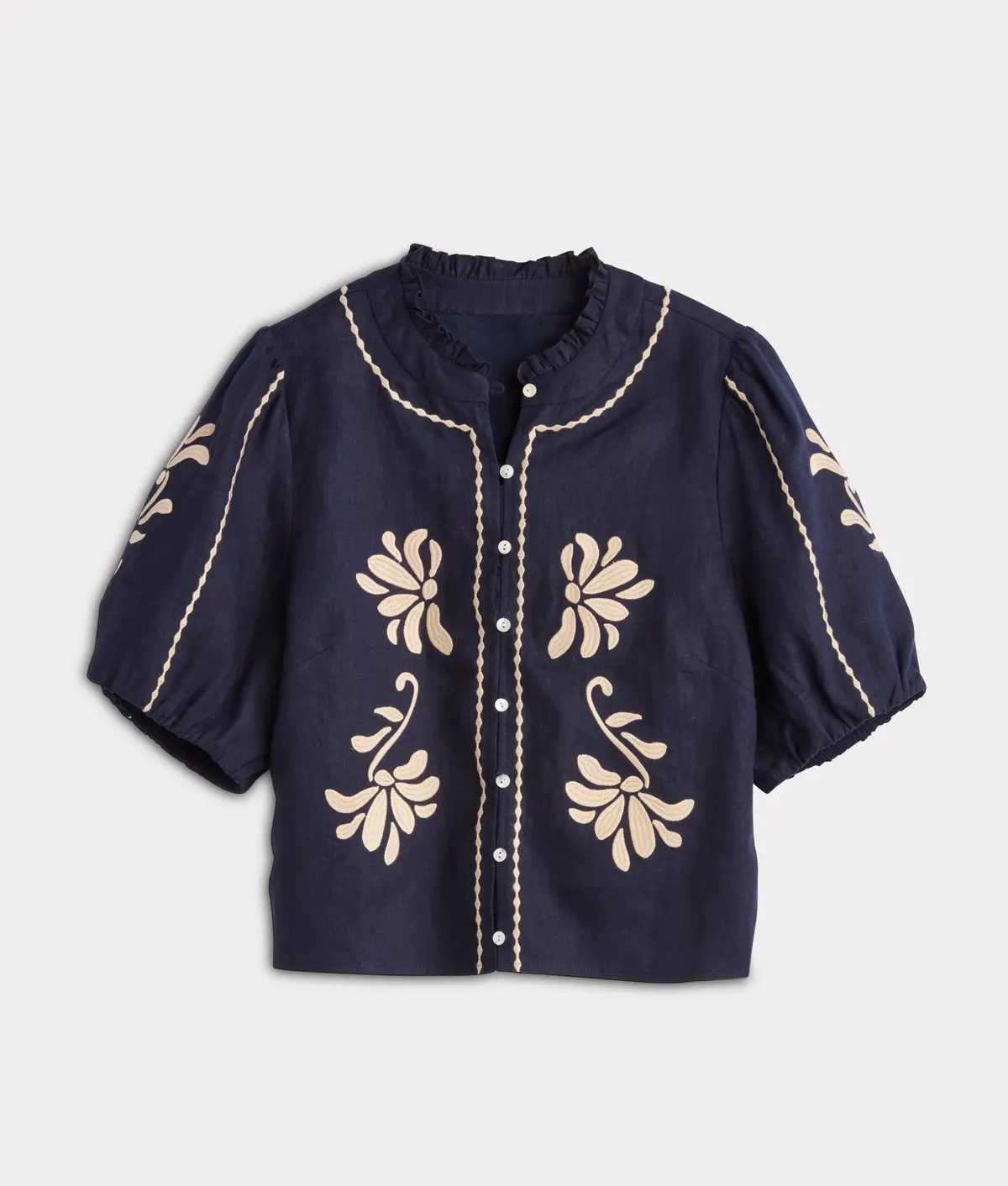 Callahan Blouse :: Navy 1