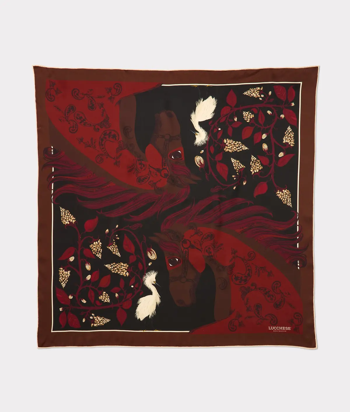 Cavalry Scarf :: Black Cherry 1