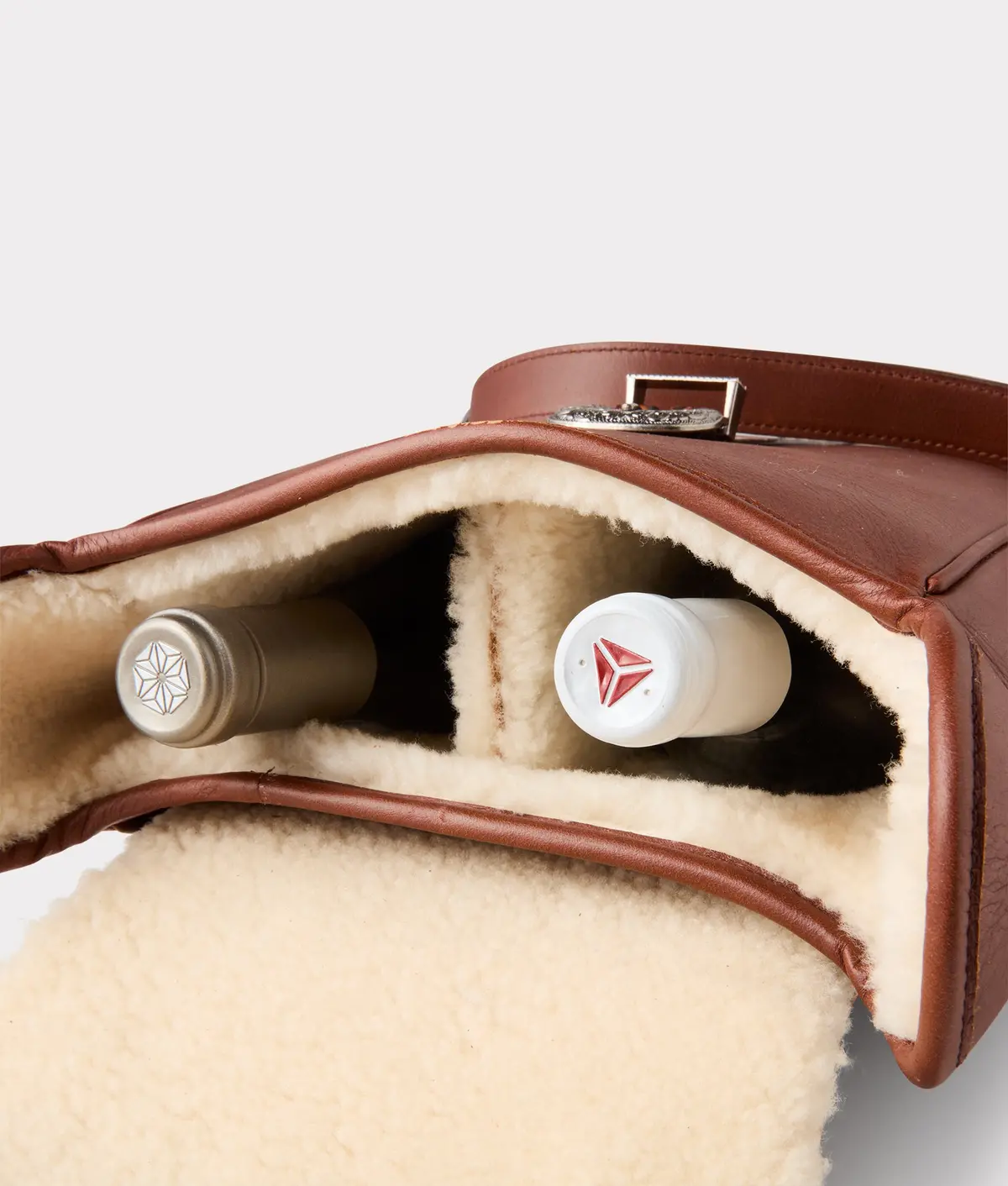 Lucchese X Chappellet Wine Bag :: Tobacco 2