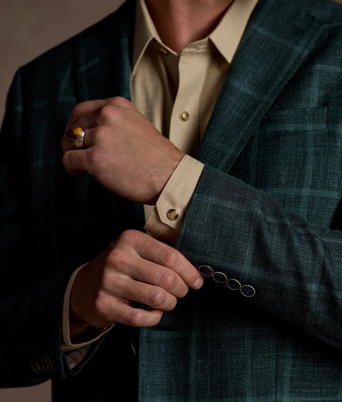 Lucchese Sport Coat :: Emerald Green 2