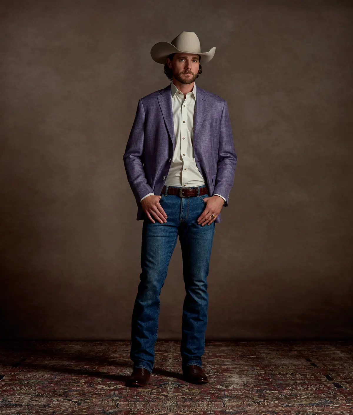 Lucchese Sport Coat :: Purple 3