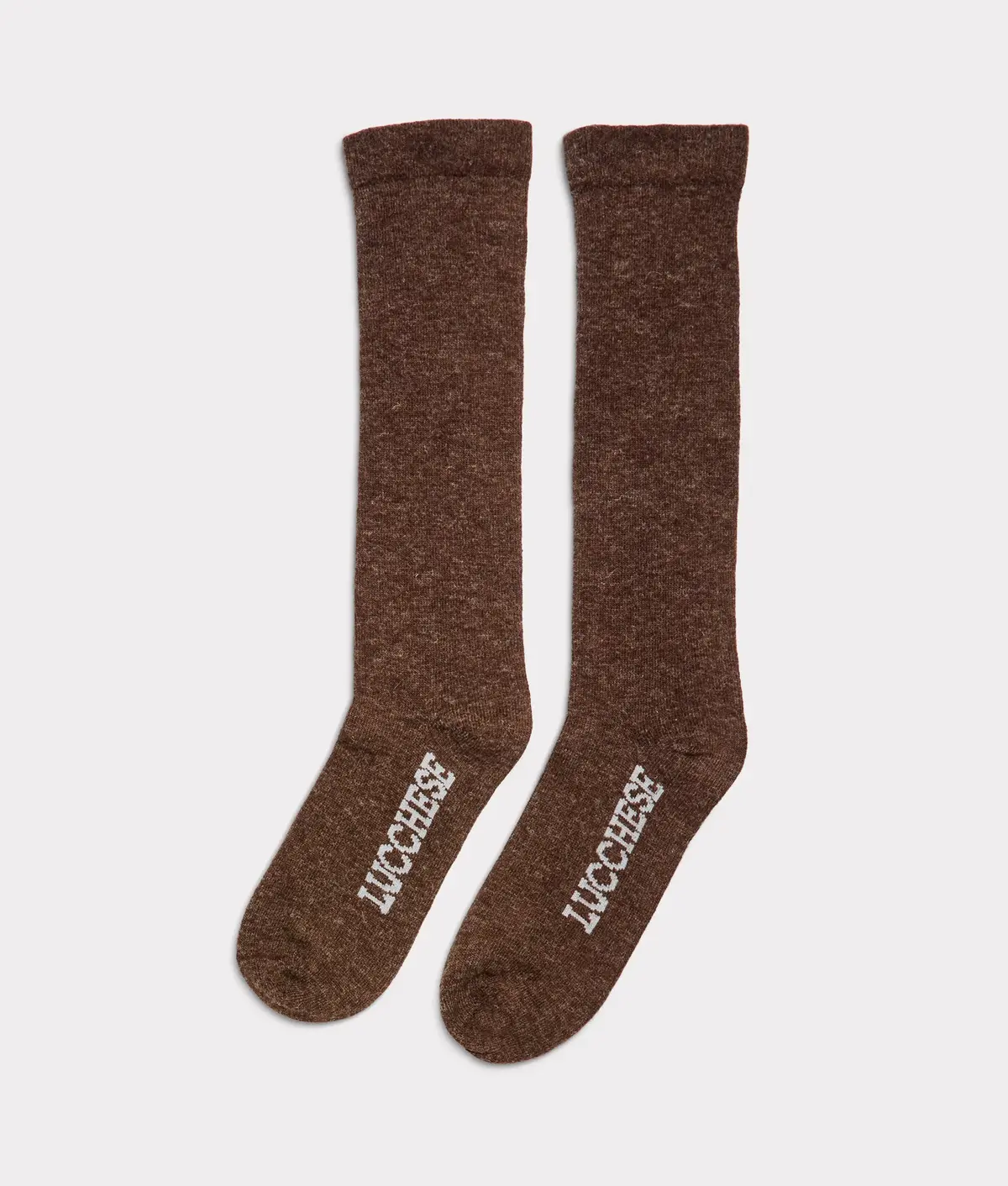 Socks Knee-High  :: Brown 1