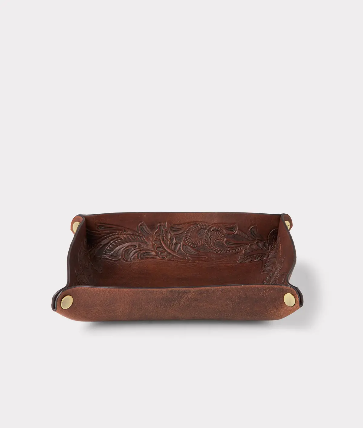Carver Valet Tray :: Brown 1