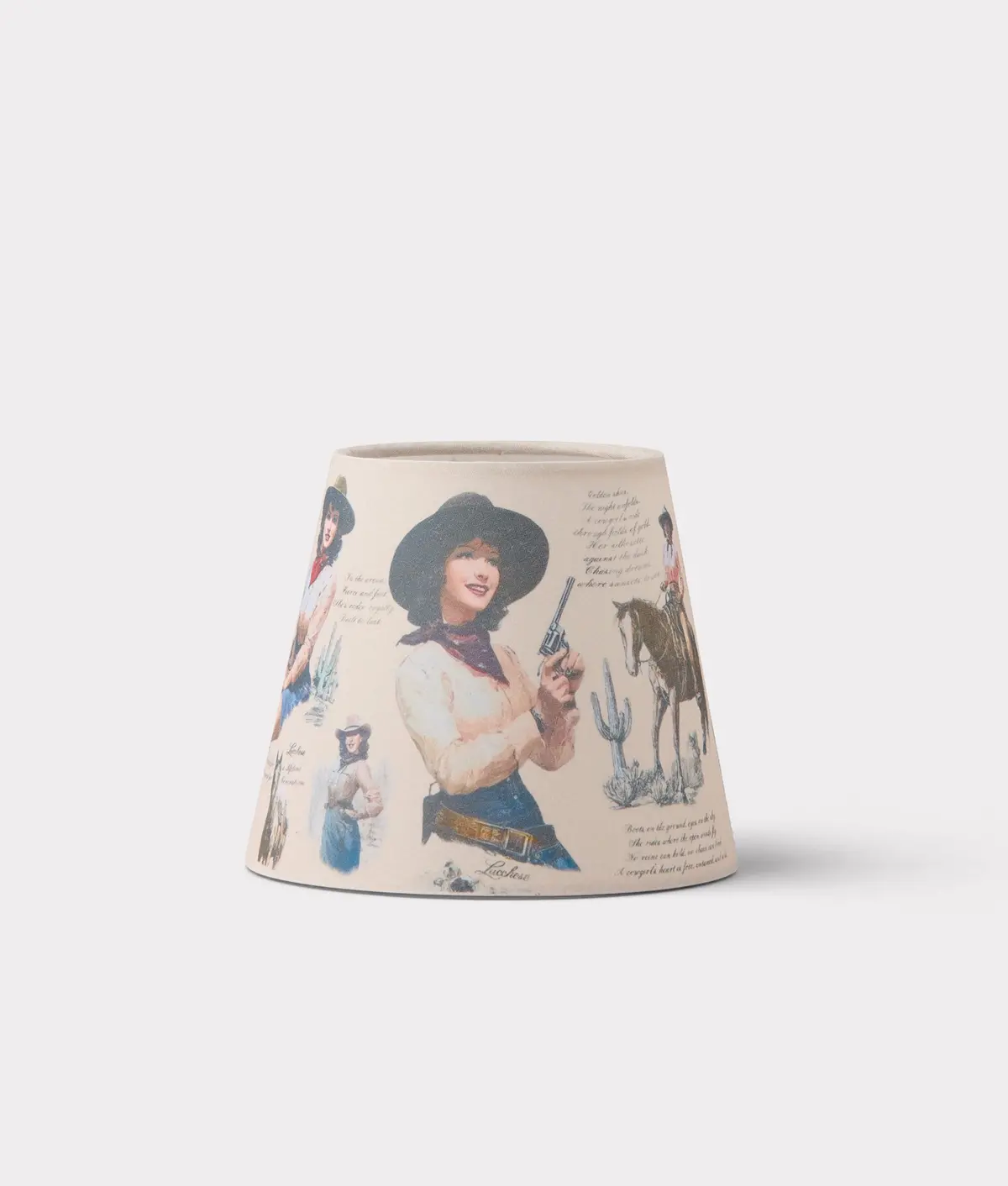 Vintage Lampshade :: Ivory 1