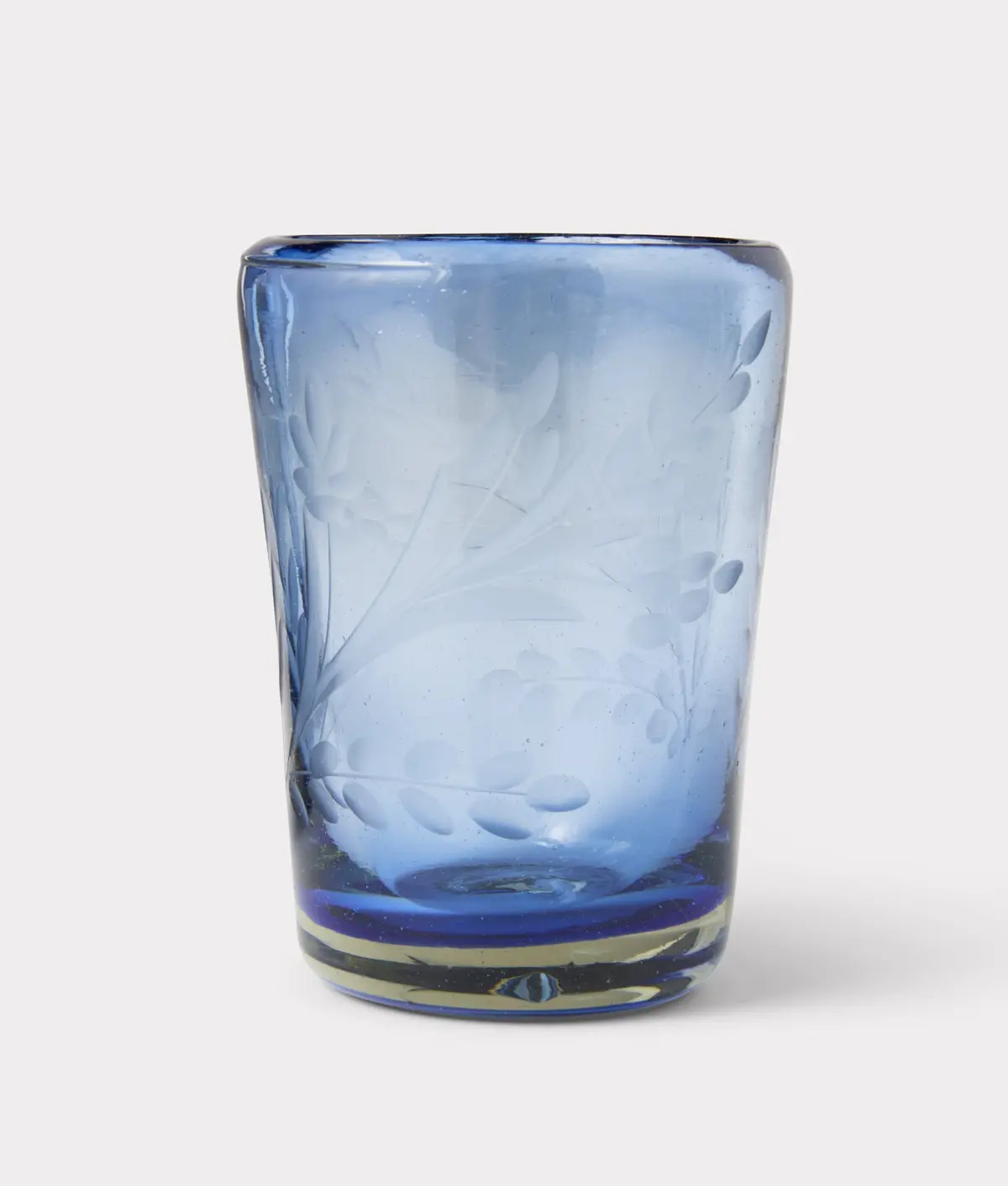 Azalea Drinking Glass :: Blue 1