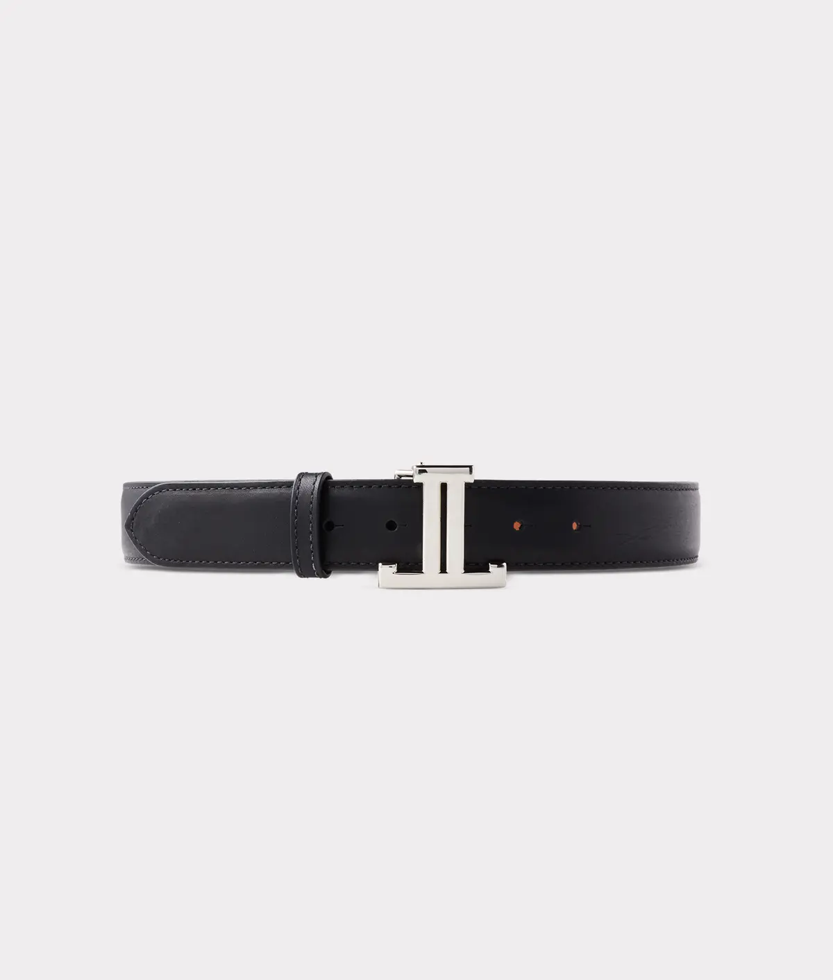 Women's Mirrored L Belt :: Black 1