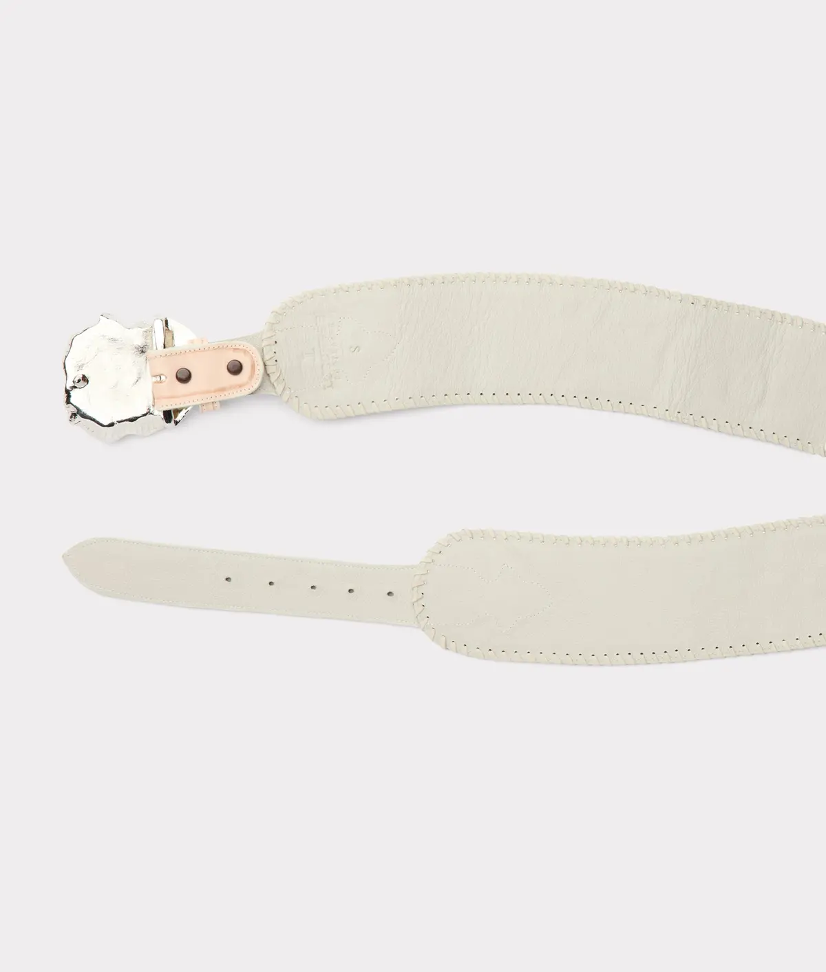 Rose Buckle Belt :: Natural 4
