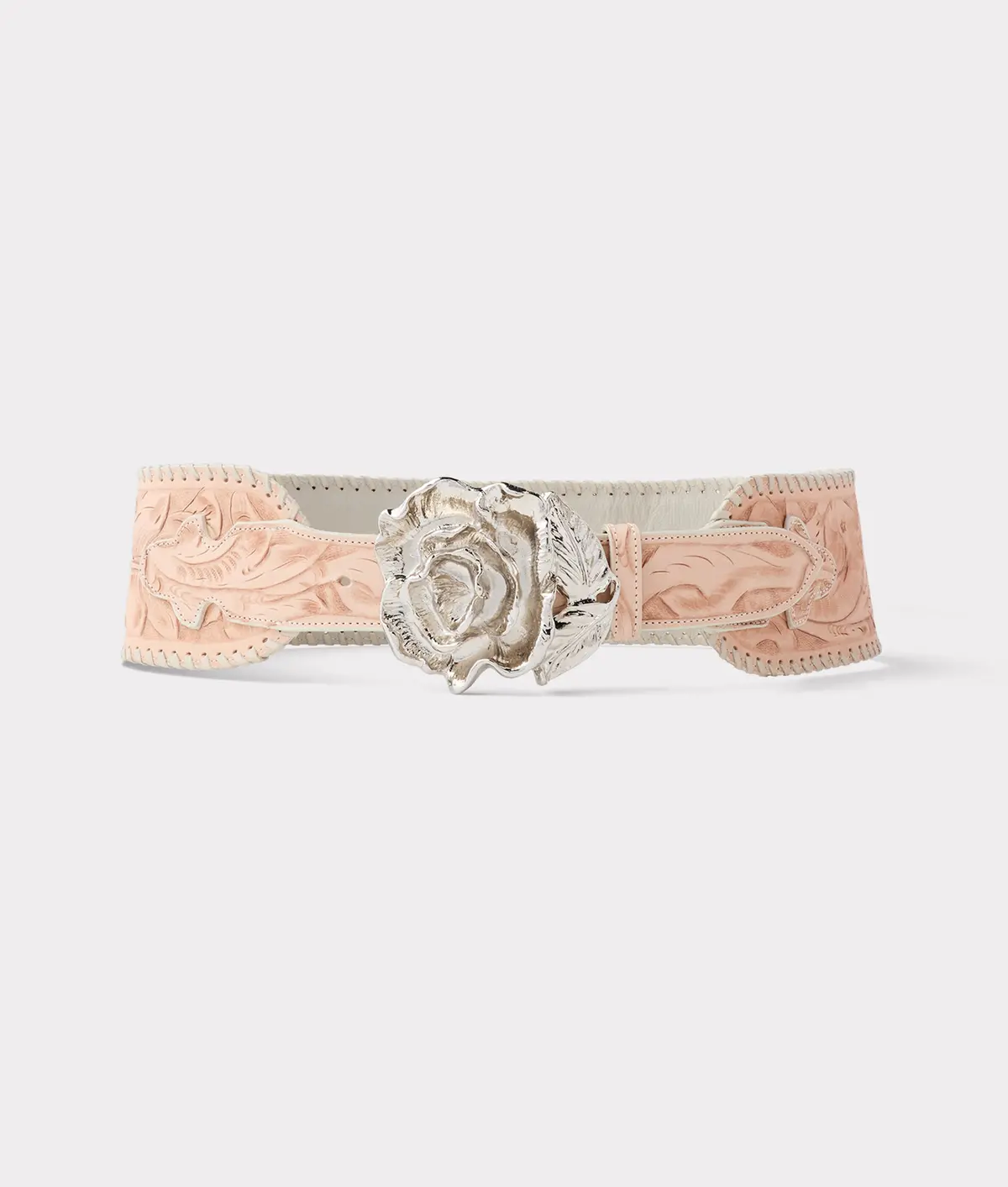 Rose Buckle Belt :: Natural 1