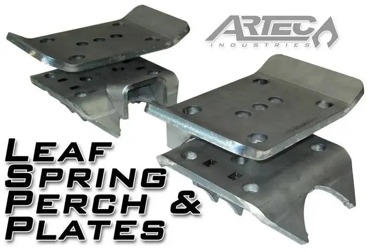 Leaf Spring Perch & Plates (Pair) 1