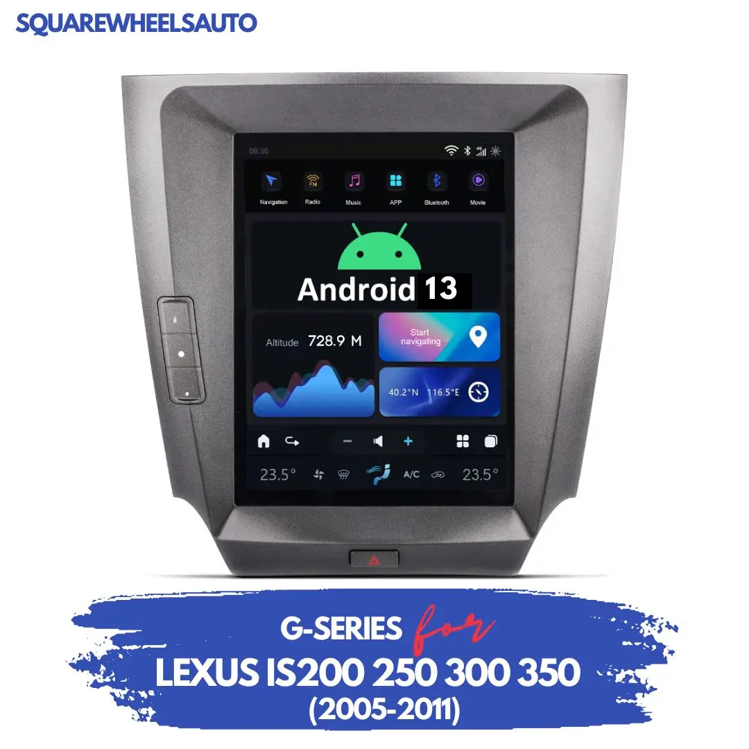 Lexus Is200 250 300 350 (2005–2011) Android Head Unit | Squarewheels G-Series 1