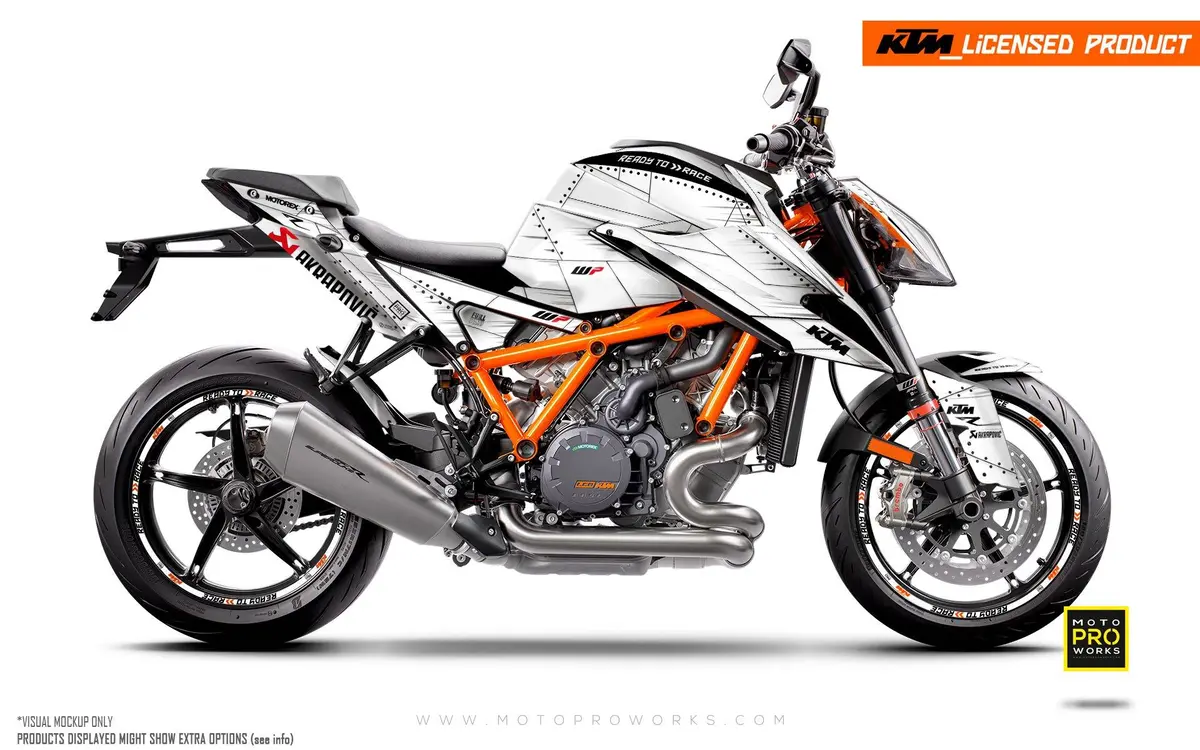 Ktm 1290 Super Duke R Graphics - "Liberty" (Snow) 1