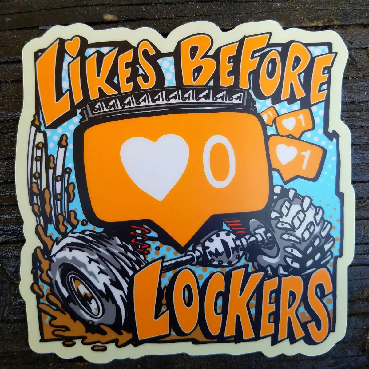 Likes Before Lockers Sticker 1