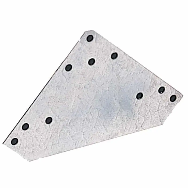 Slotted Steel Angle Gusset - 12 Pack 1