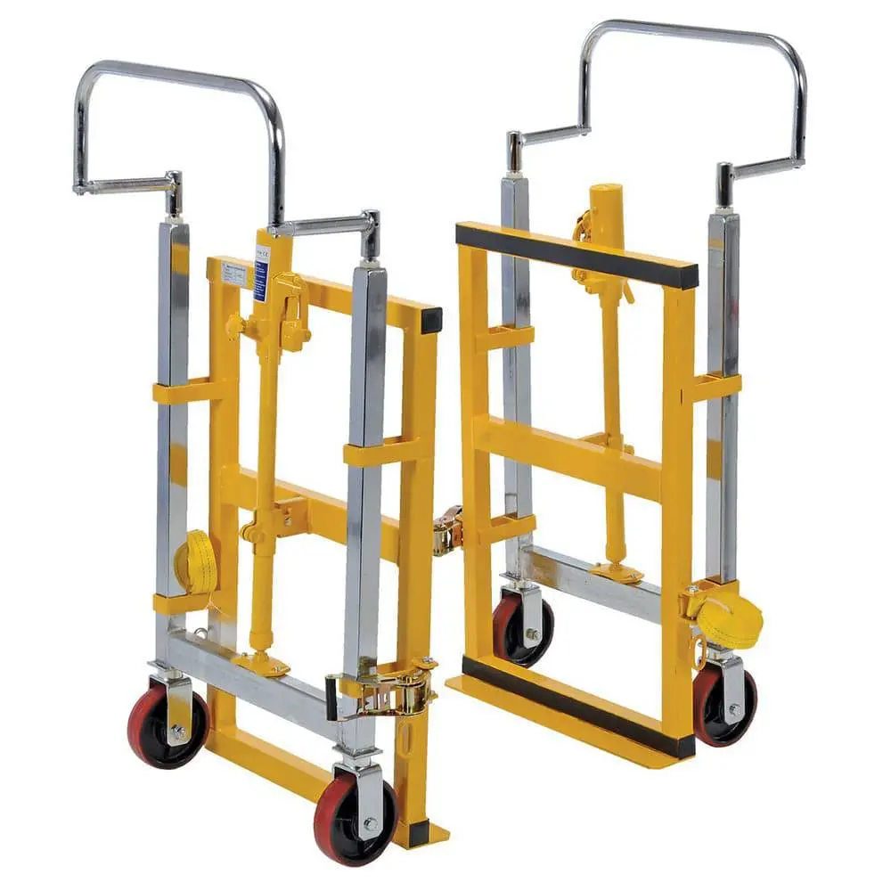 Steel Machinery/Vending Machine Lifts - 15 In X 27 In X 50 In - 4000 Lbs Capacity - Yellow 1