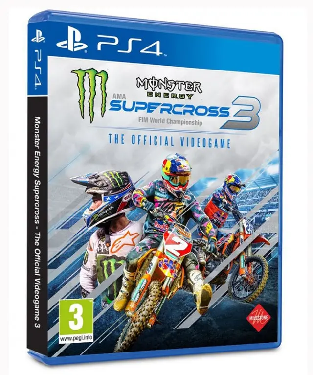 Monster Energy Supercross 3  - Novo - Ps4 1