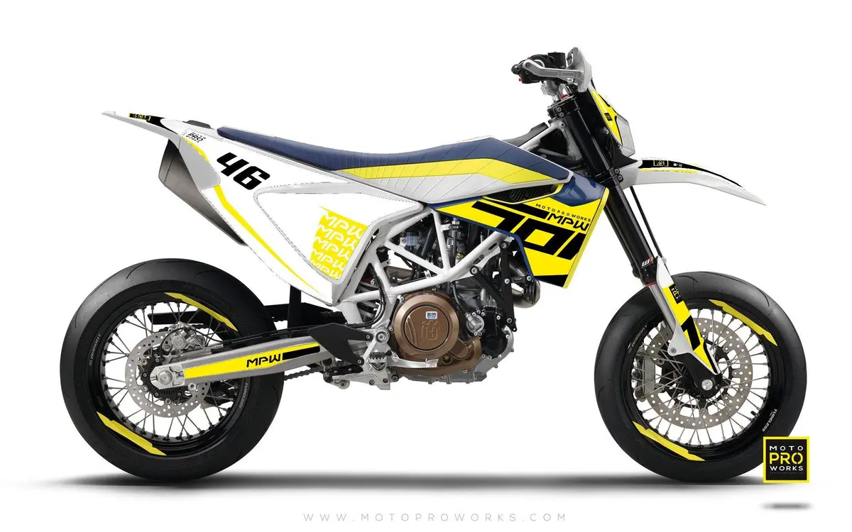 Husqvarna 701 Enduro Graphics - "Sevenoh" (Yellow) 1