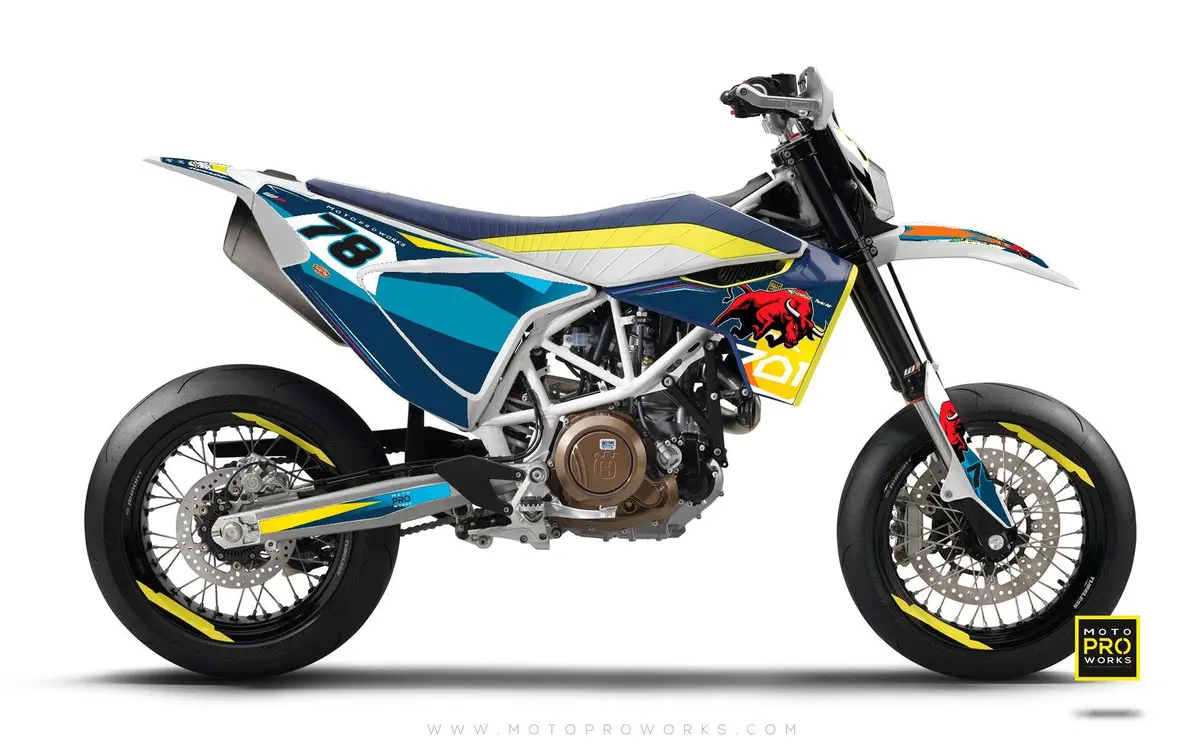 Husqvarna 701 Graphics - "Toro" (Blue) 1
