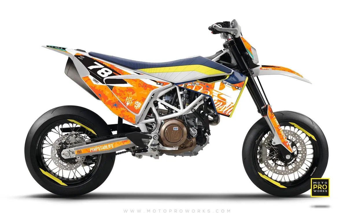Husqvarna 701 Graphics - "Marpat" (Orange) 1